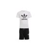 Kids Adidas Kids | Adidas Childrens Short Tee Set - White / Black