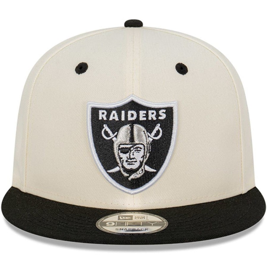 Men New Era Nfl Hats | New Era 9Fifty Snapback Las Vegas Raiders - Chrome White / Black