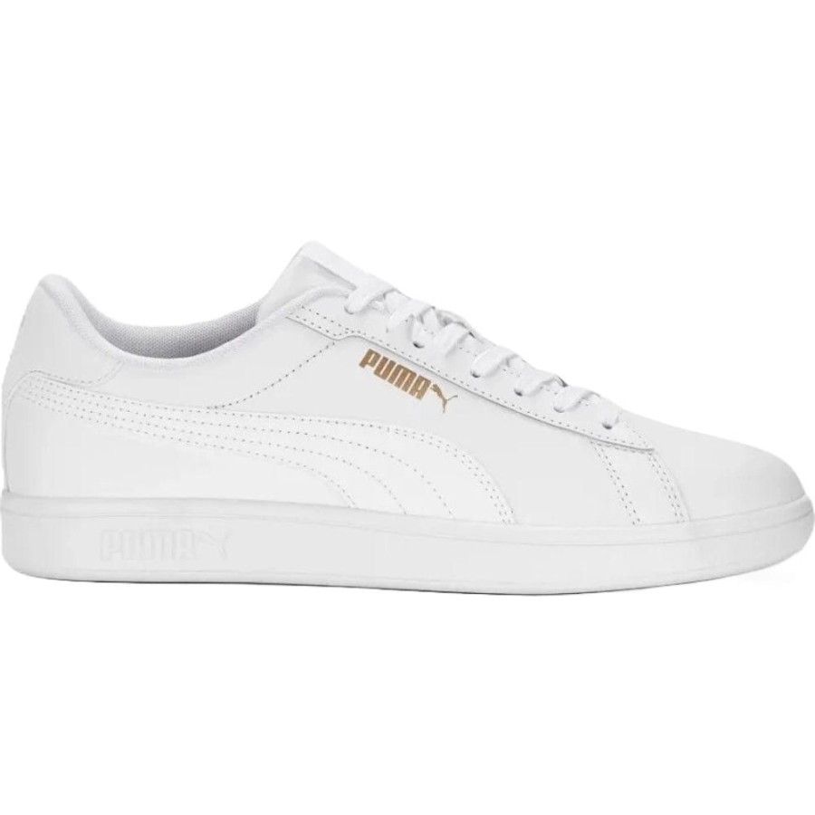 Men Puma Puma | Puma Smash 3.0 L - White / White / Gold