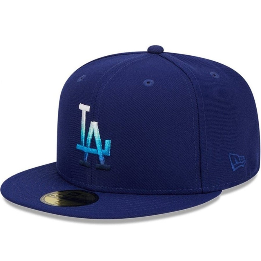 Men New Era Fitted | New Era 59Fifty Gradient Fitted Cap Los Angeles Dodgers - Royal