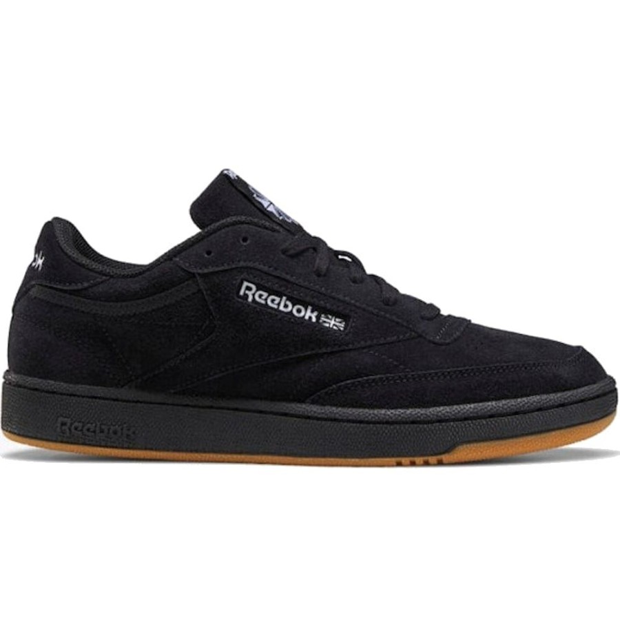 Men Reebok Reebok | Reebok Club C 85 Suede - Black / White