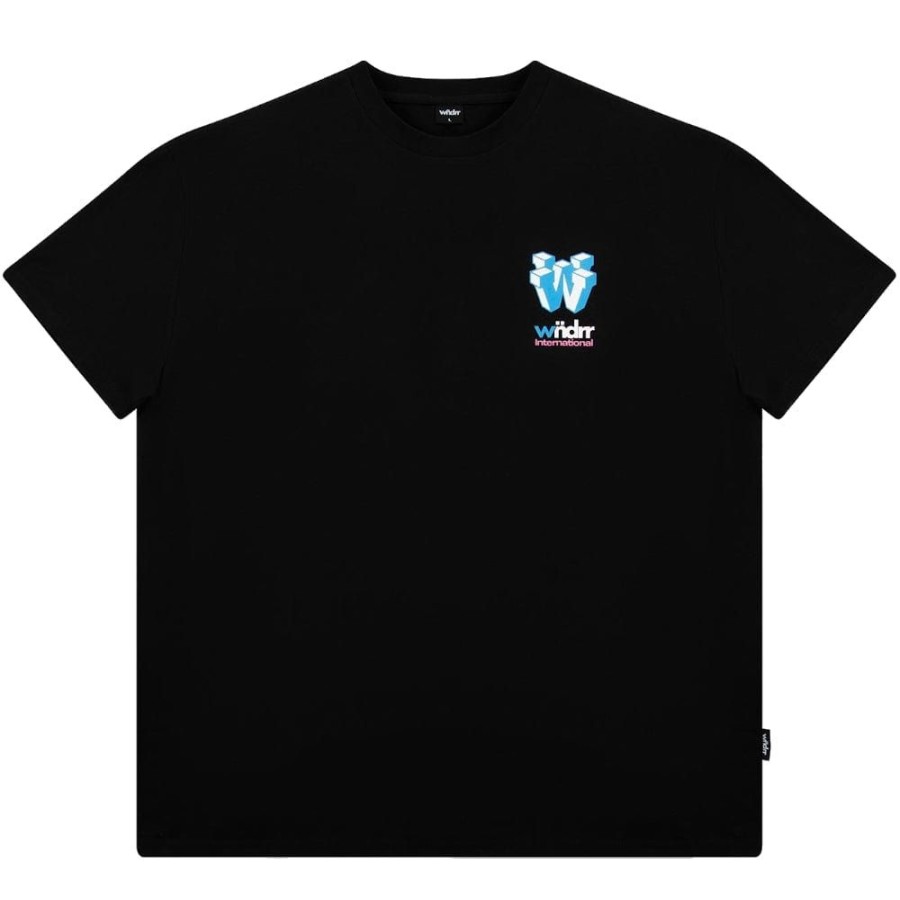 Men WNDRR Tees | Wndrr Module Box Fit Tee - Black