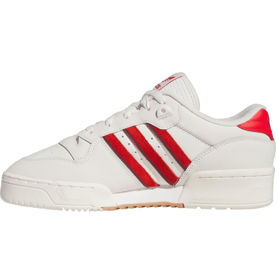 Men Adidas Adidas | Adidas Rivalry Low - Cloud White / Red