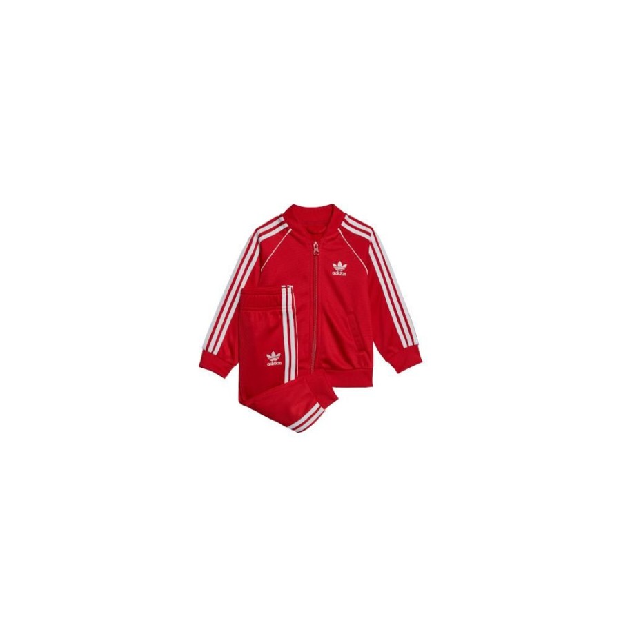 Kids Adidas Infants | Adidas Infants Superstar Tracksuit - Better Scarlet