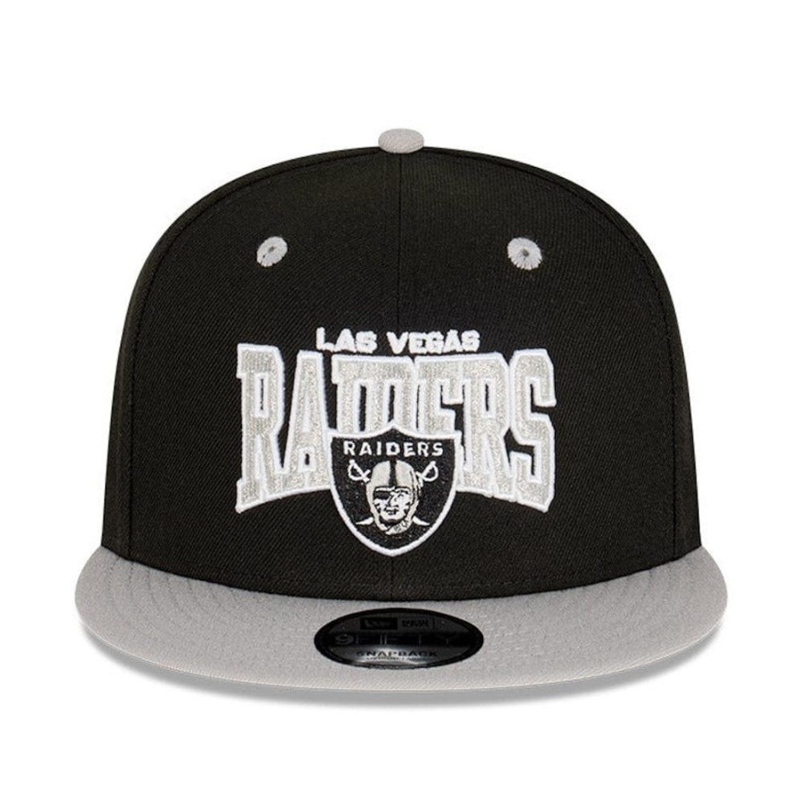 Men New Era Nfl Hats | New Era 9Fifty 2-Tone Pro Arch Snapback Las Vegas Raiders - Black / Silver