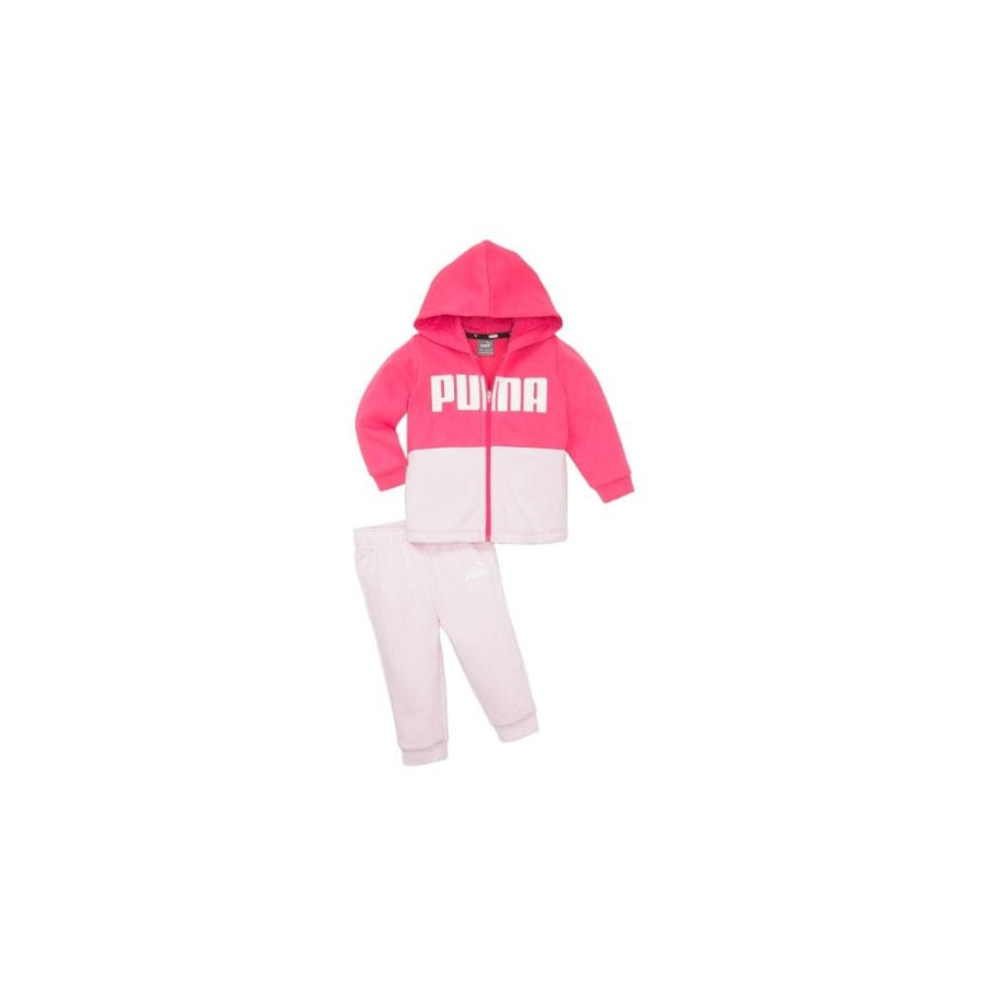 Kids Puma Infants | Puma Infants Minicats Colorblock Jogger - Pearl Pink