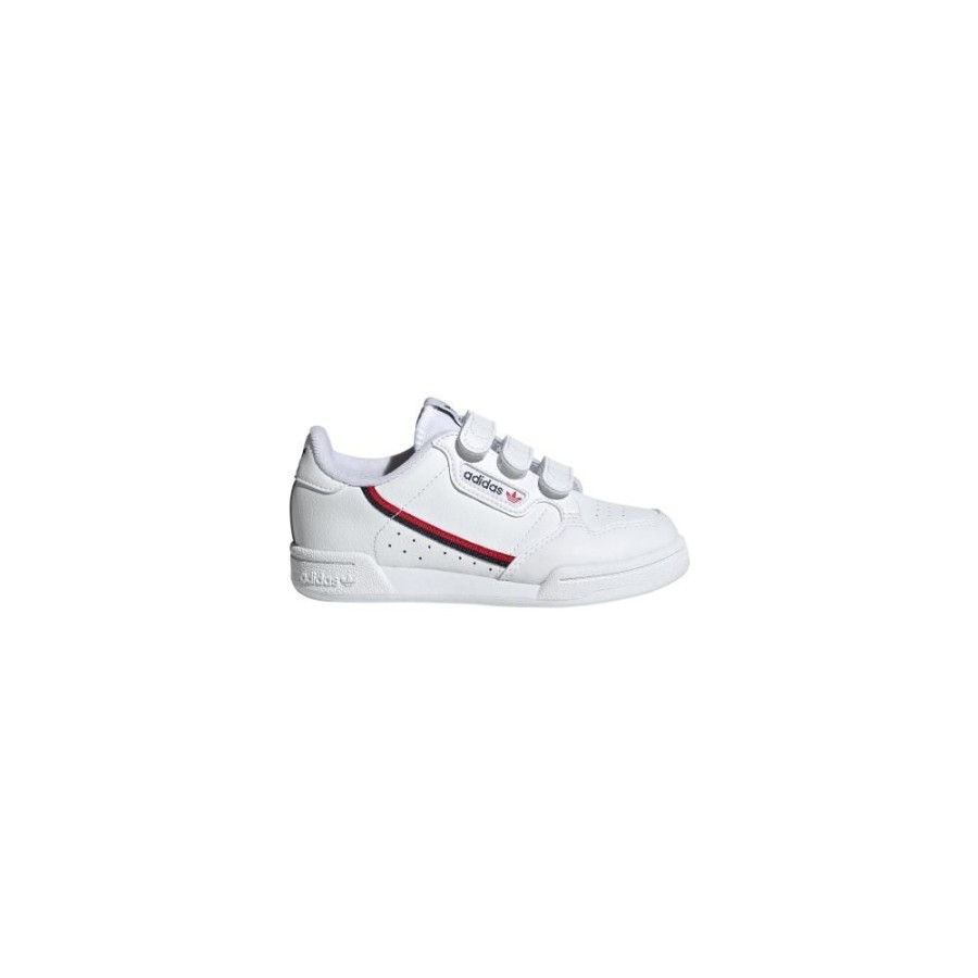 Kids Adidas Kids | Adidas Childrens Continental 80 Cf - White / Scarlet