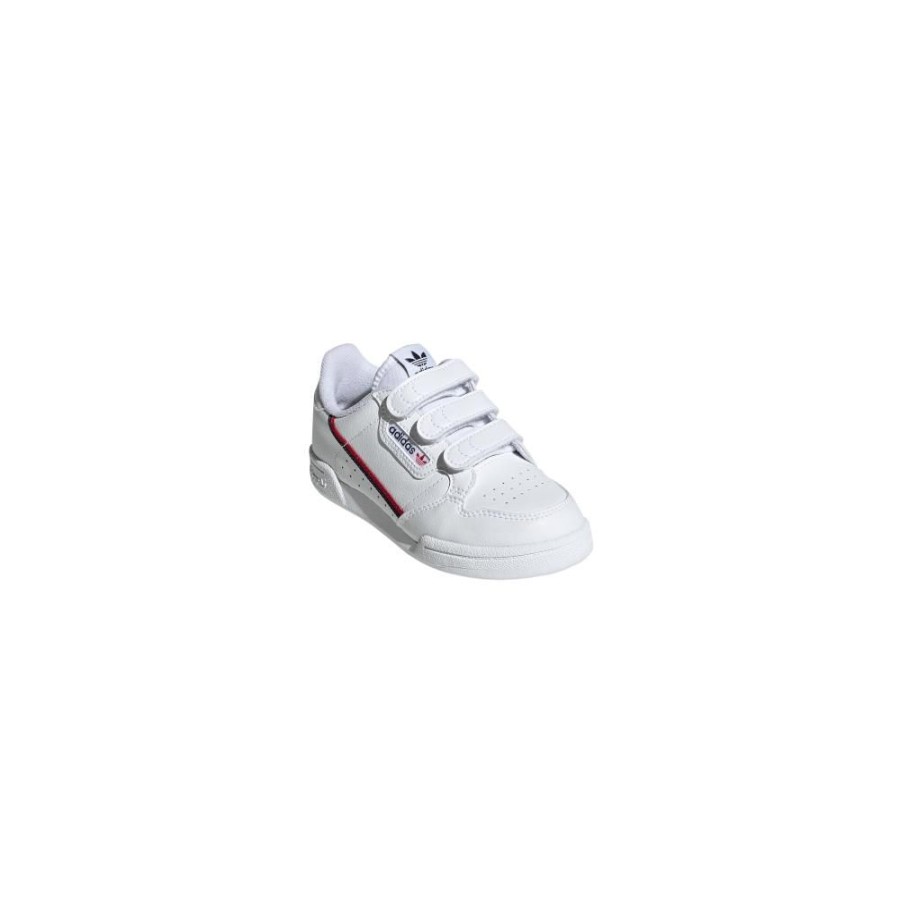 Kids Adidas Kids | Adidas Childrens Continental 80 Cf - White / Scarlet