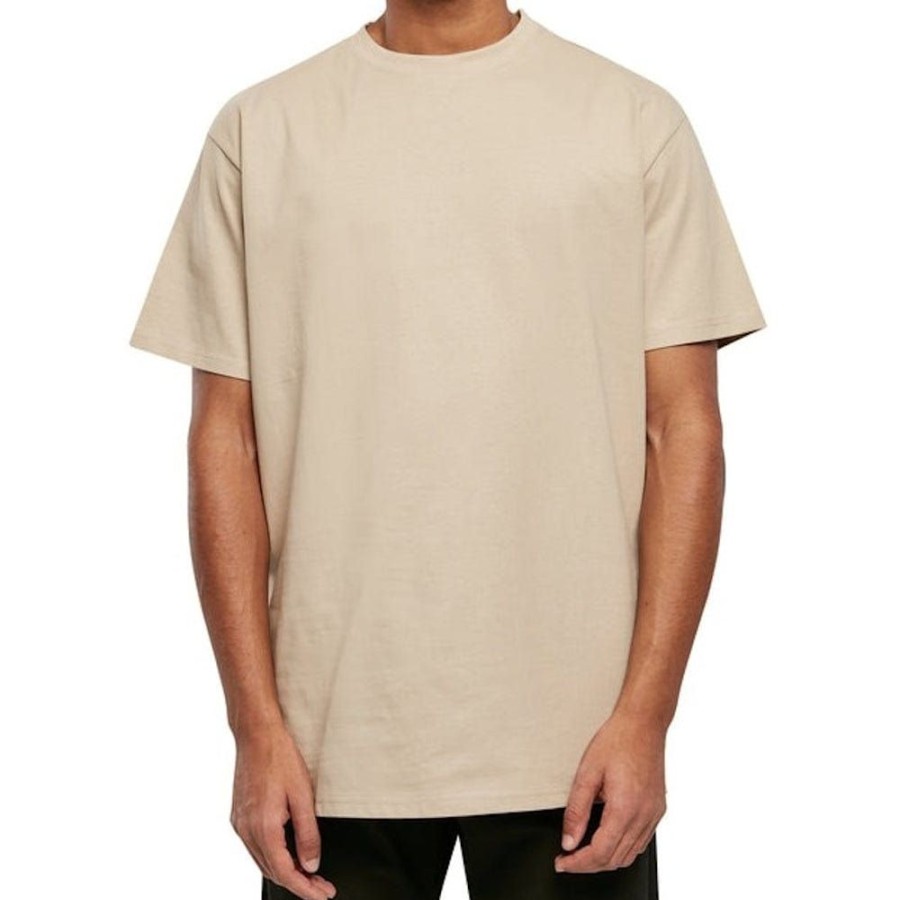 Men Urban Classics Plus Size | Urban Classics Heavy Weight Oversized Tee - Sand