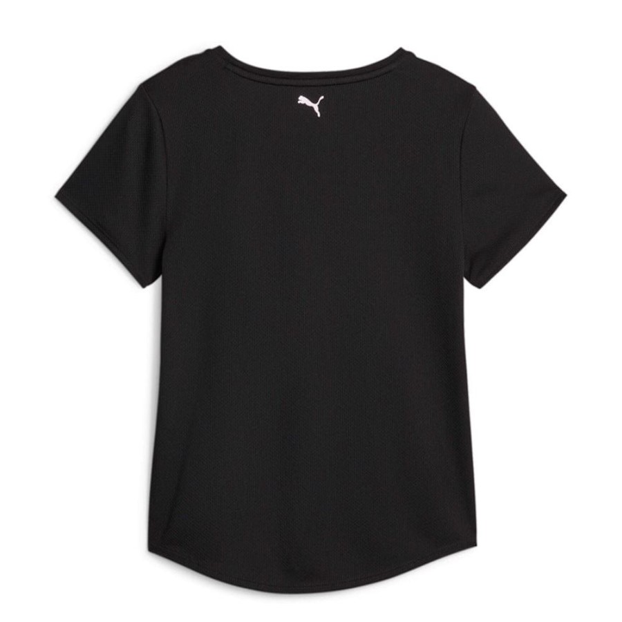 Women Puma Tops | Puma Womens Fit Logo Ultrabreathe Tee - Black