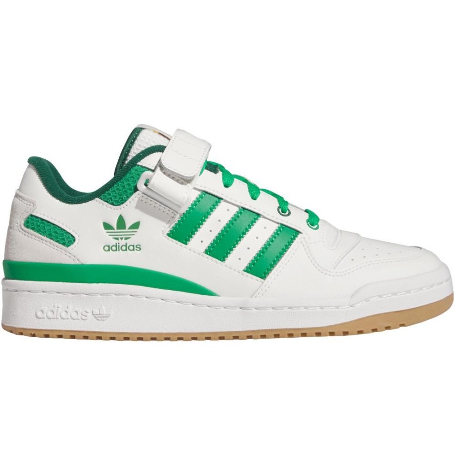 Men Adidas Adidas | Adidas Forum Low - Cloud White / Green