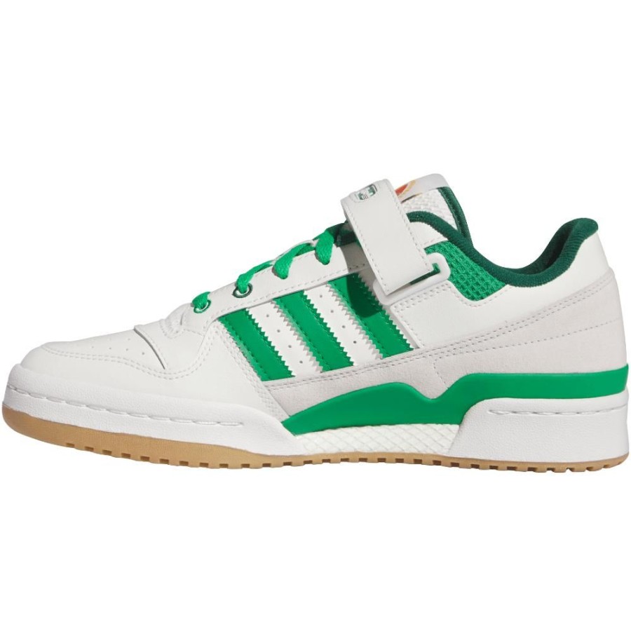 Men Adidas Adidas | Adidas Forum Low - Cloud White / Green