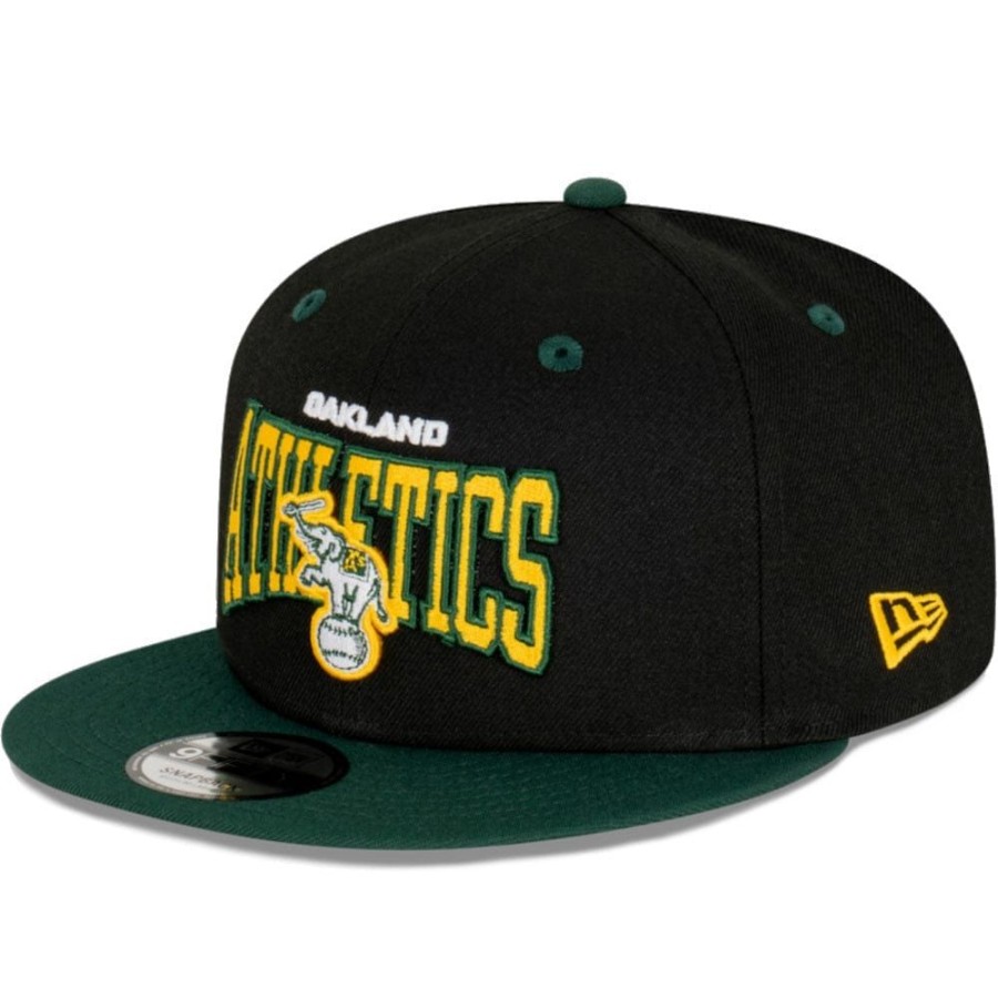 Men New Era Mlb Hats | New Era 9Fifty 2-Tone Pro Arch Snapback Oakland Athletics - Black / Green