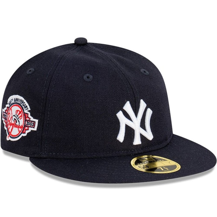 Men New Era Fitted | New Era 59Fifty Retro Crown Anniversary Fitted Cap New York Yankees - Navy