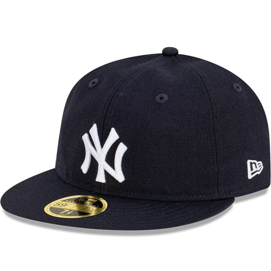 Men New Era Fitted | New Era 59Fifty Retro Crown Anniversary Fitted Cap New York Yankees - Navy