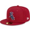 Men New Era Fitted | New Era 59Fifty Bordeaux Blue Fitted Cap Chicago White Sox - Cardinal / Navy