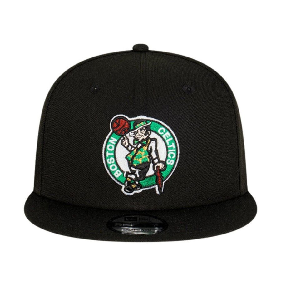 Men New Era Snapback | New Era 9Fifty Champs Snapback Boston Celtics - Black / Metallic Gold