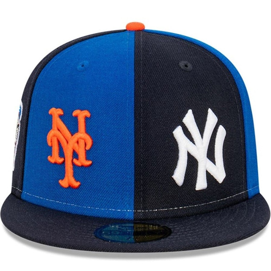 Men New Era Fitted | New Era 59Fifty 2000 Subway Series Fitted Cap New York Mets X New York Yankees - Royal / Navy