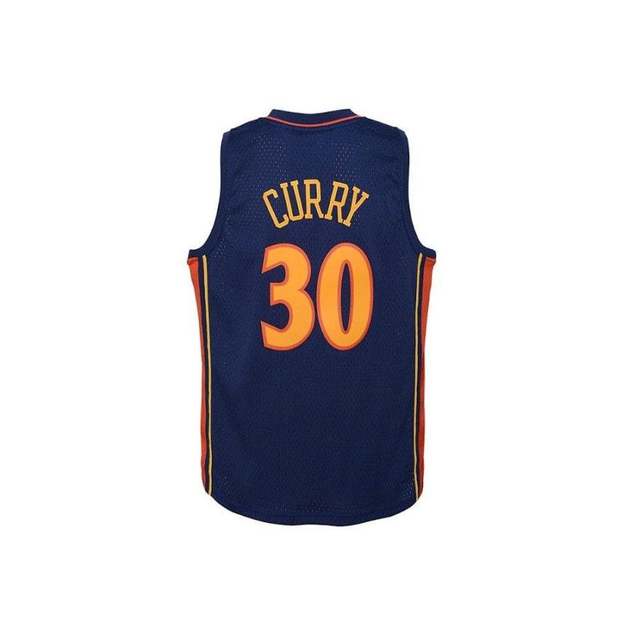 Men Mitchell u0026 Ness Nba Clothing | Mitchell & Ness Youth Swingman Jersey Golden State Warriors Stephen Curry Home 09/10 - Navy