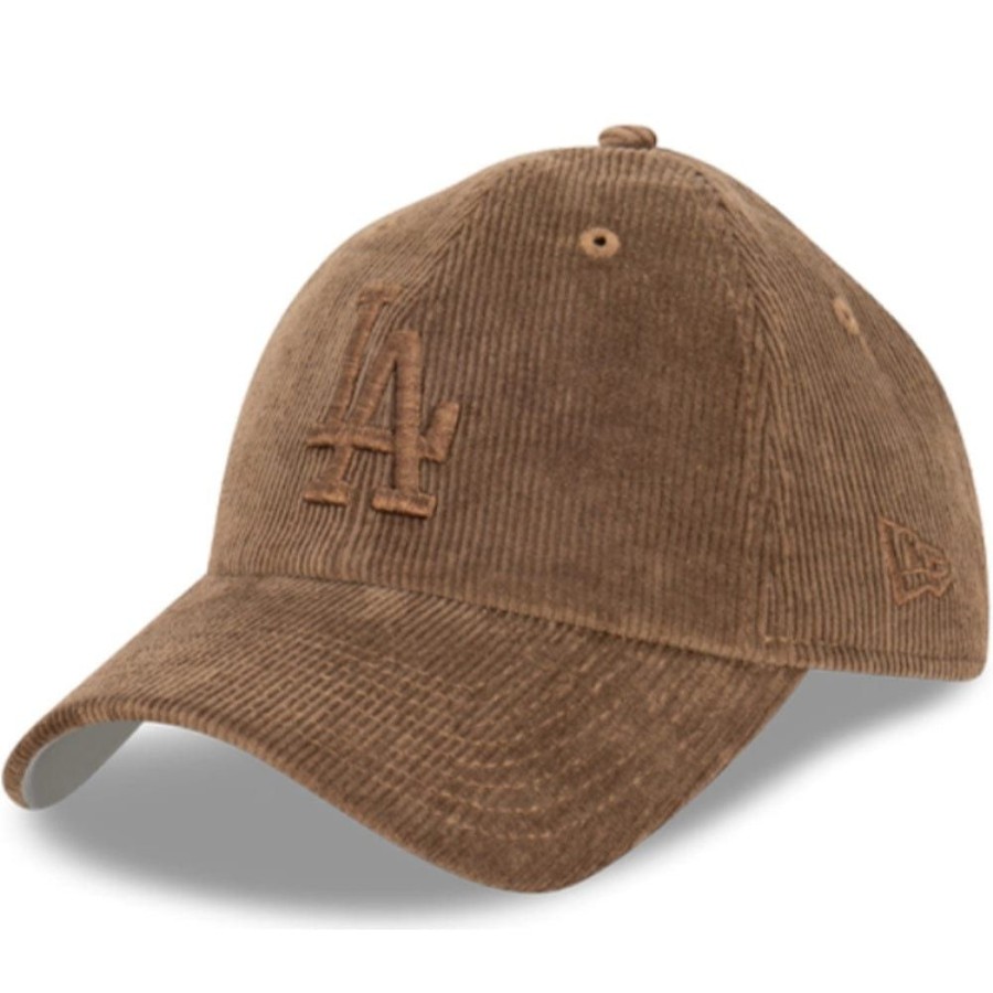 Men New Era Mlb Hats | New Era Casual Classic Corduroy Strapback Los Angeles Dodgers - Brown