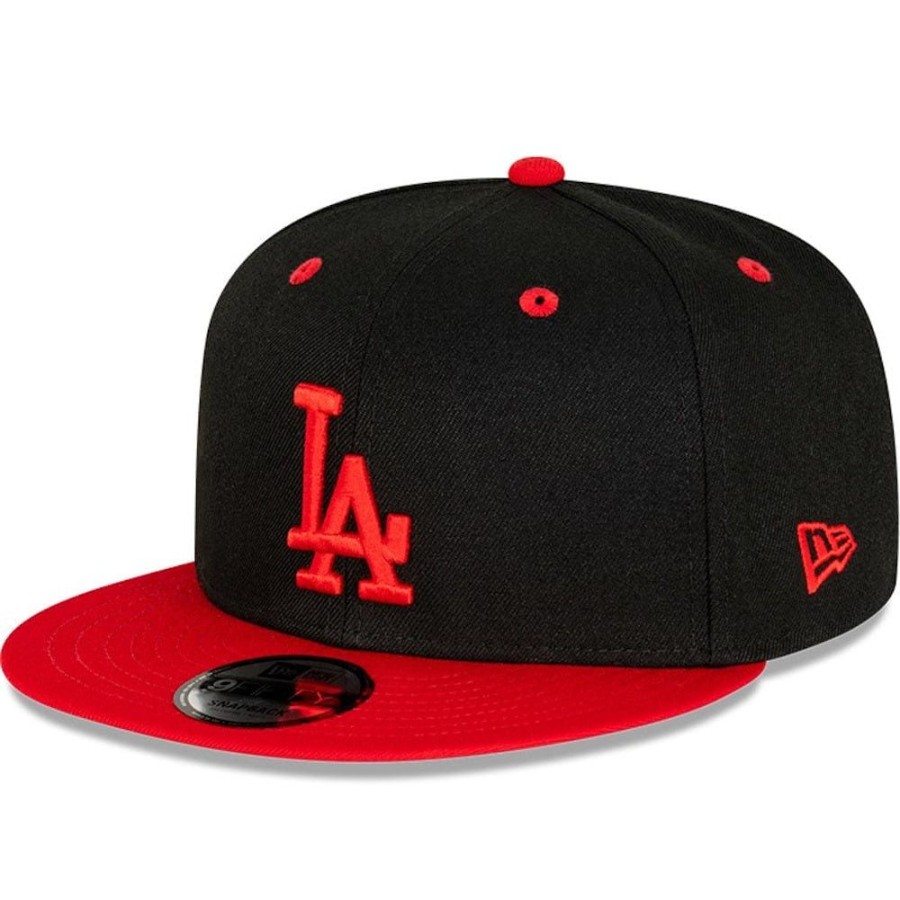 Men New Era Snapback | New Era 9Fifty Snapback Los Angeles Dodgers - Black / Scarlet