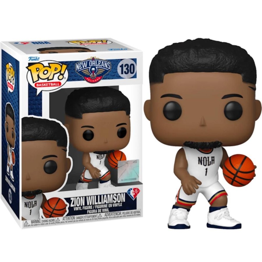 Men Funko Pop! Vinyl | Funko Nba Pelicans Zion Williamson 2021 City Edition Pop! Vinyl #130