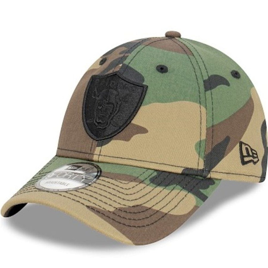 Men New Era Strapback | New Era 9Forty Strapback Las Vegas Raiders - Woodland Camo