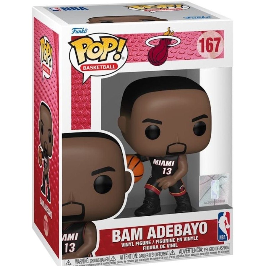 Men Funko Pop! Vinyl | Funko Nba Heat Bam Adebayo Pop! Vinyl #167