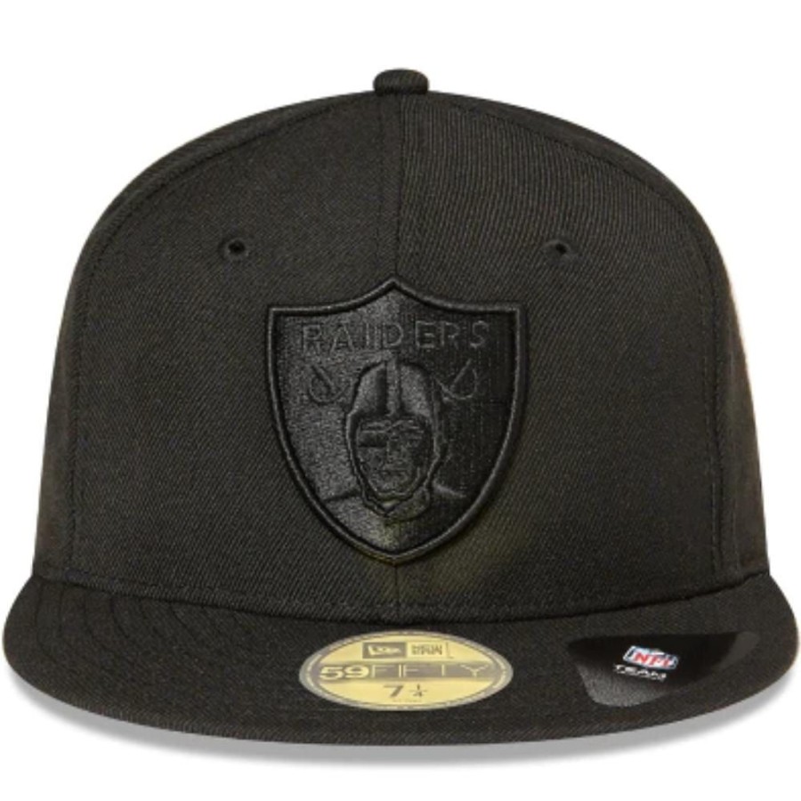 Men New Era Nfl Hats | New Era 59Fifty Fitted Cap Las Vegas Raiders - Black / Black