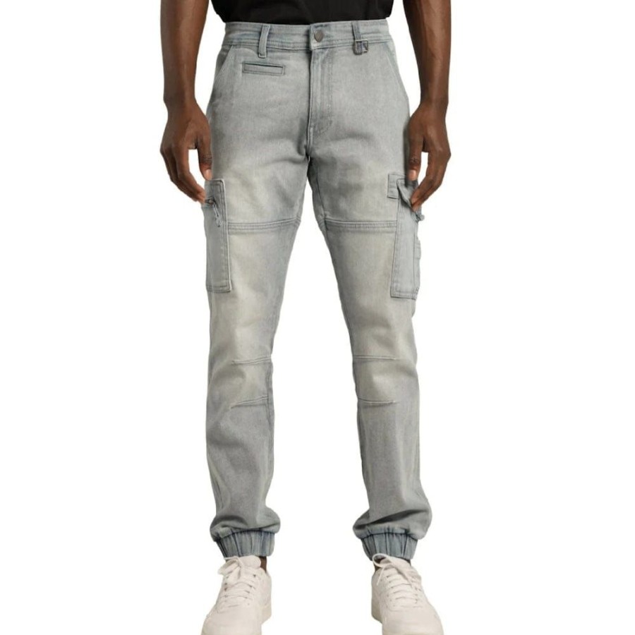 Men Henleys Pants & Jeans | Henleys Lione Denim Pant - Mid Blue