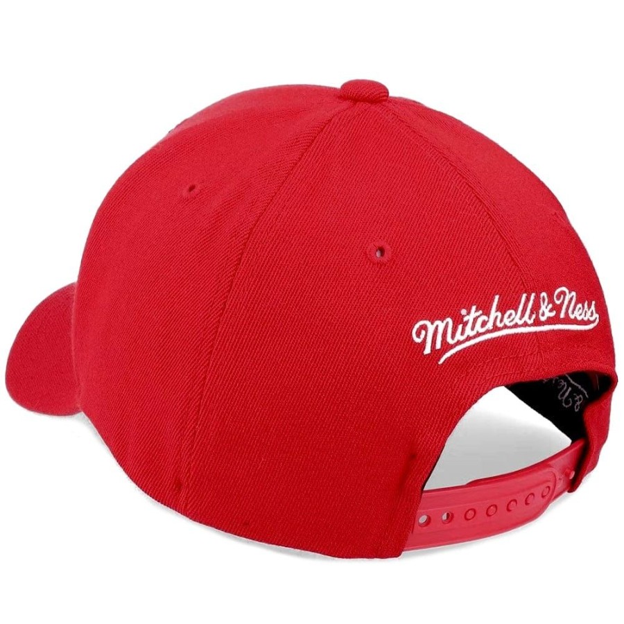 Men Mitchell u0026 Ness Nba Hats | Mitchell & Ness Team Ground 2.0 Stretch Snapback Chicago Bulls - Red