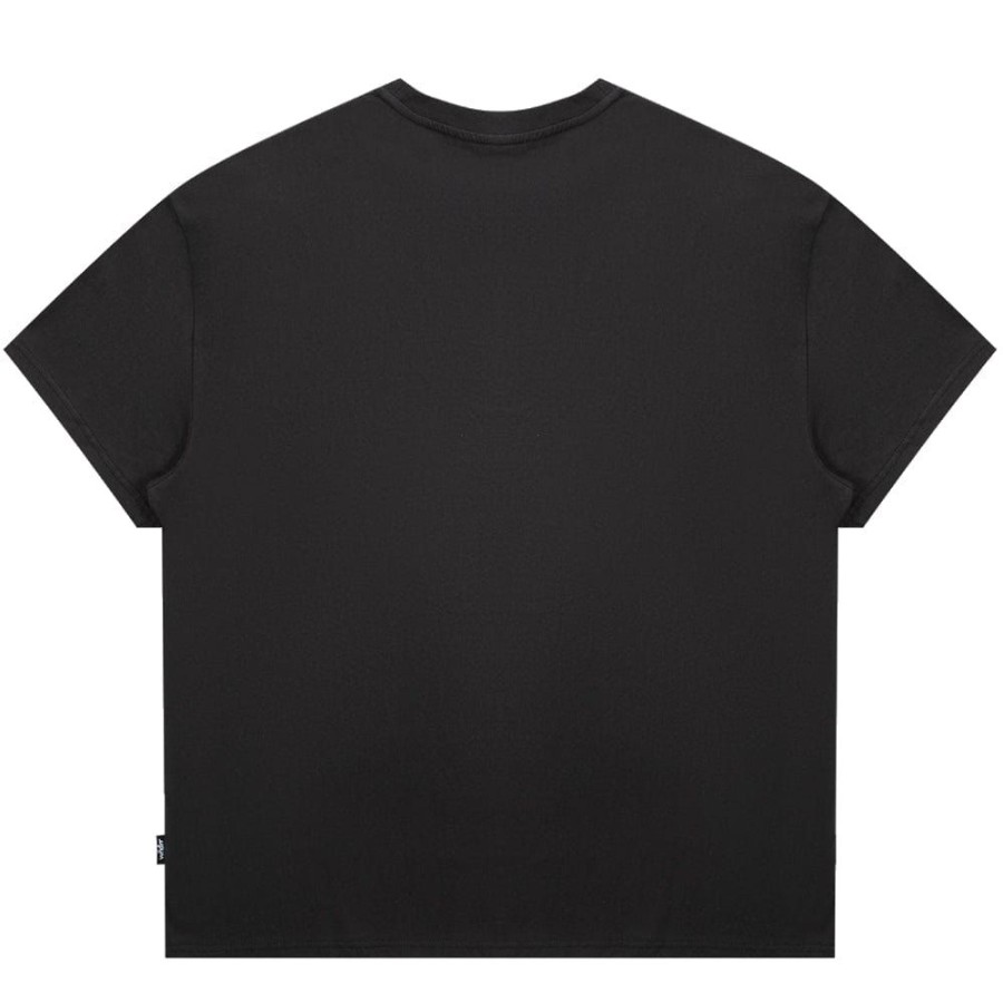 Men WNDRR Plus Size | Wndrr Influx Box Fit Tee - Faded Black