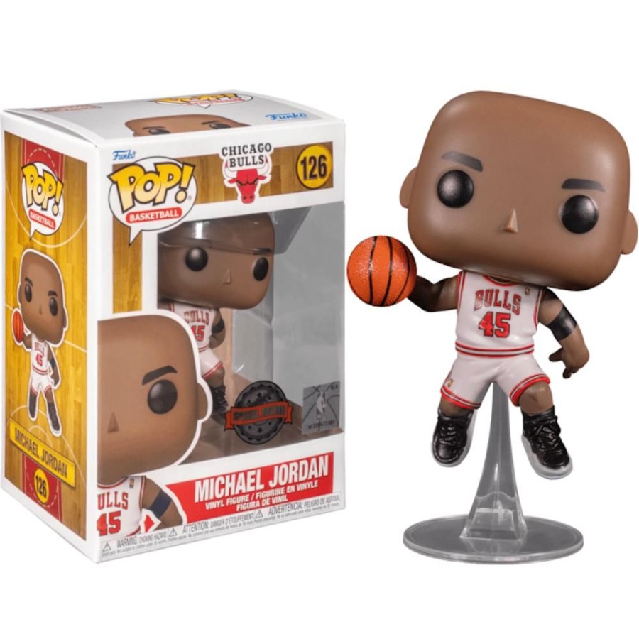 Men Funko Pop! Vinyl | Funko Nba Bulls Michael Jordan 1995 Playoffs Pop! Vinyl #126