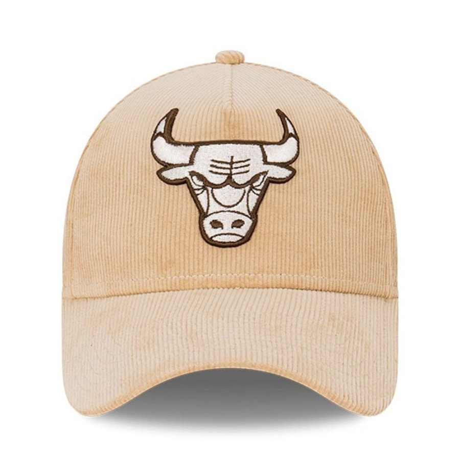 Men New Era Nba Hats | New Era 9Forty Cord A-Frame Snapback Chicago Bulls - Camel / Walnut