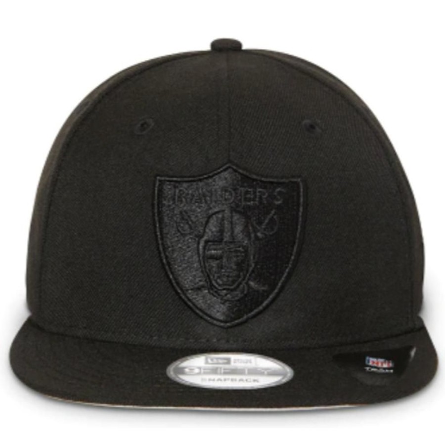 Men New Era Nfl Hats | New Era 9Fifty Snapback Las Vegas Raiders - Black / Black