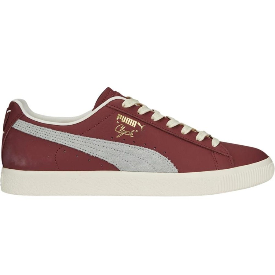 Men Puma Puma | Puma Clyde Base - Wood Violet / Frosted Ivory