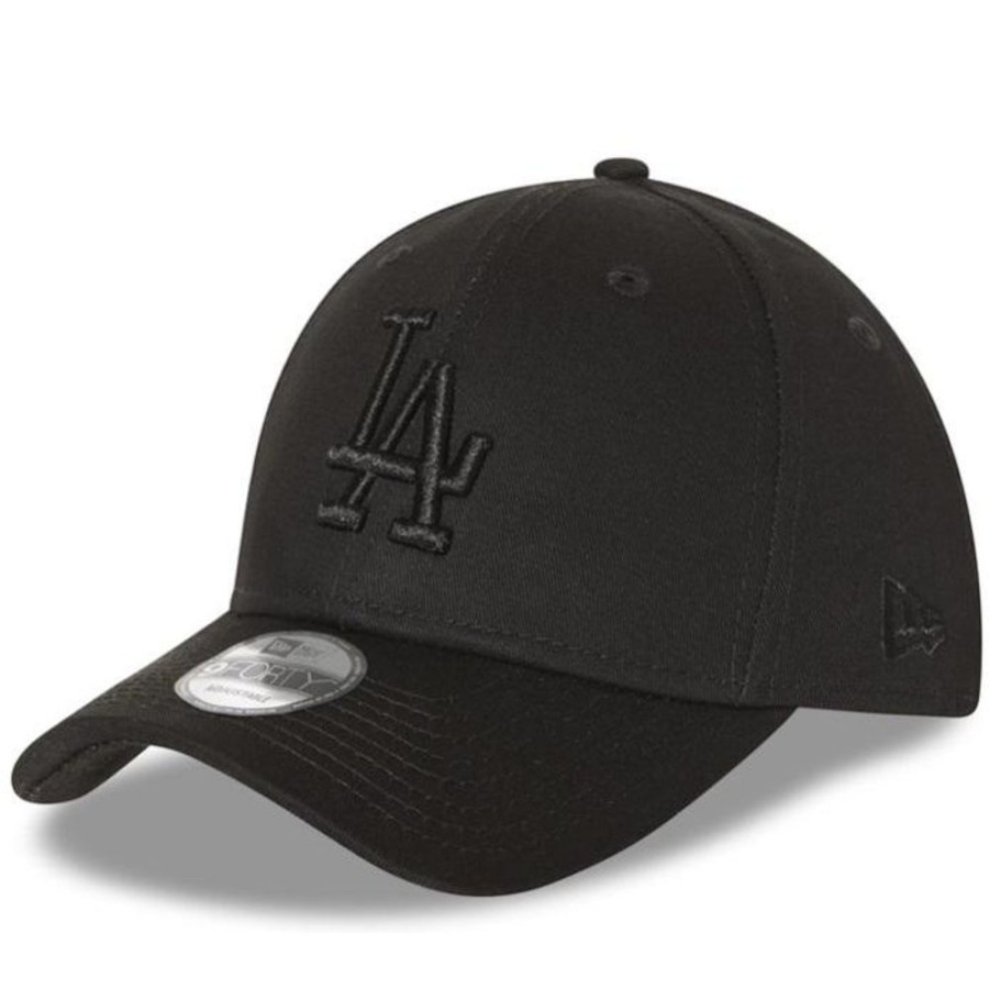 Men New Era Strapback | New Era 9Forty Strapback Los Angeles Dodgers - Black / Black