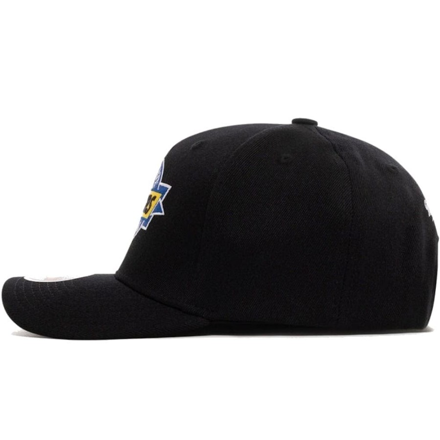 Men Mitchell u0026 Ness Snapback | Mitchell & Ness Point Guard Classic Red Snapback Golden State Warriors - Black