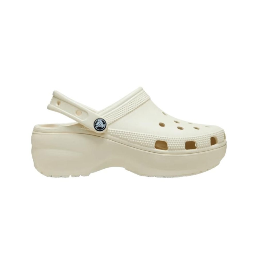 Men Crocs Crocs | Crocs Womens Classic Platform Clog - Bone