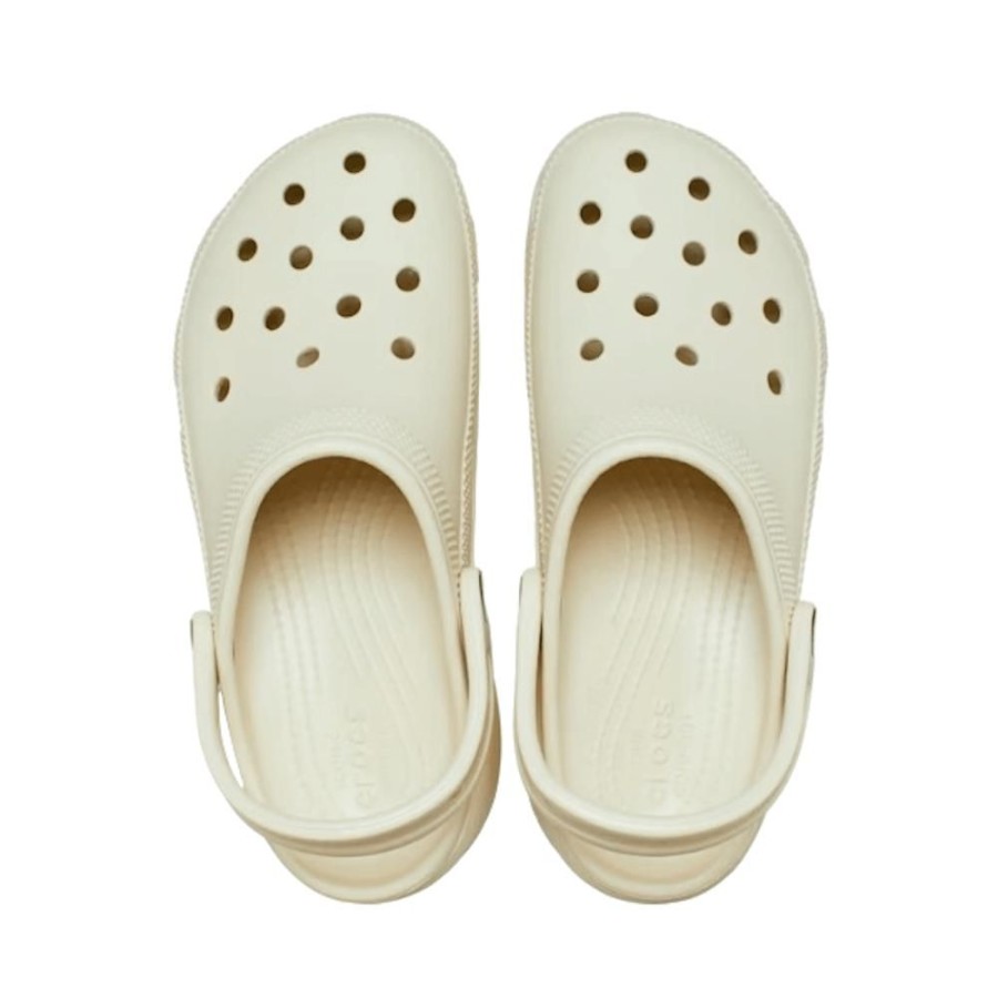 Men Crocs Crocs | Crocs Womens Classic Platform Clog - Bone