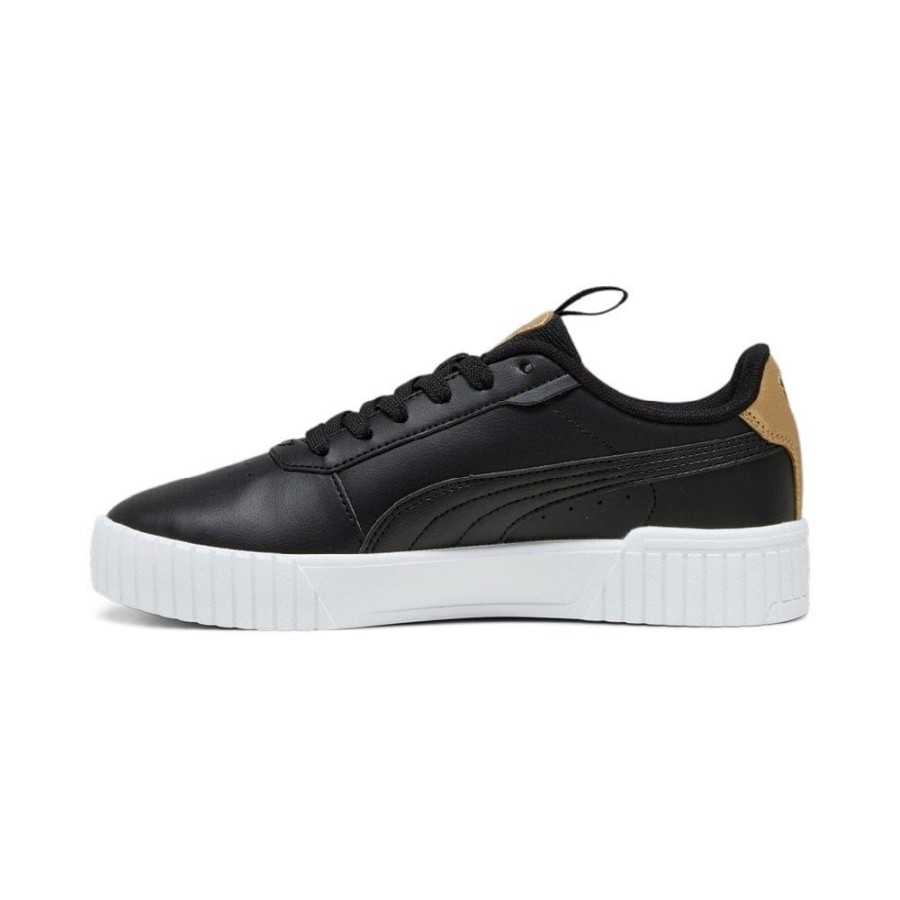 Women Puma Puma | Puma Womens Carina 2.0 Pop Up Metallics - Black / Gold / White