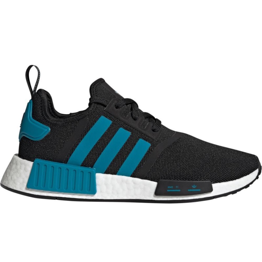 Men Adidas Adidas | Adidas Nmd_R1 - Black / Active Teal