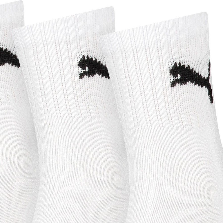 Men Puma Socks | Puma Short Crew Sock 3 Pack - White