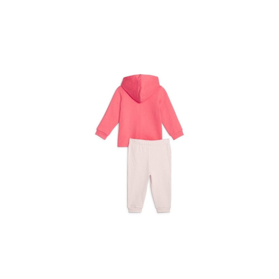 Kids Puma Kids | Puma Infants Minicats Colourblock Jogger Set - Frosty Pink