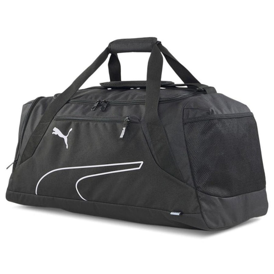 Men Puma Bags | Puma Fundamentals Sports Bag - Black