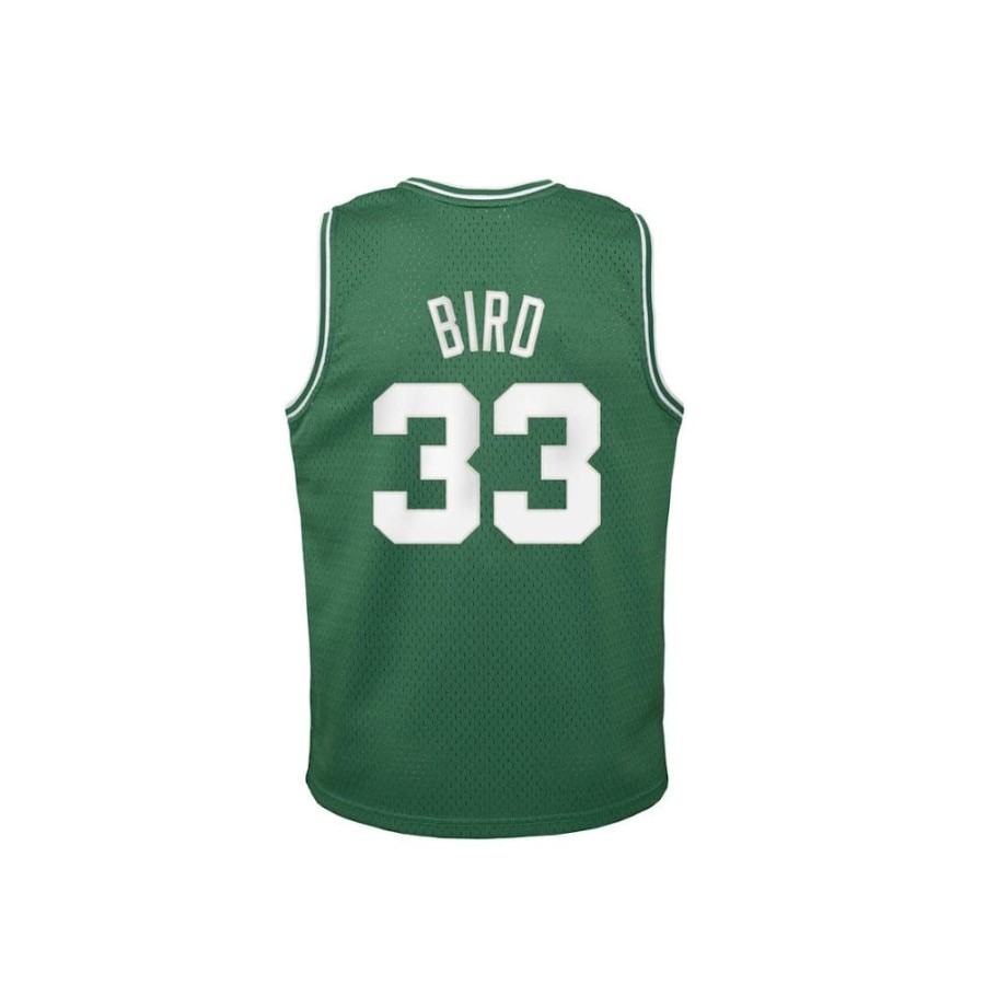 Kids Mitchell u0026 Ness Kids | Mitchell & Ness Youth Swingman Jersey Boston Celtics Larry Bird Road 85/86 - Green