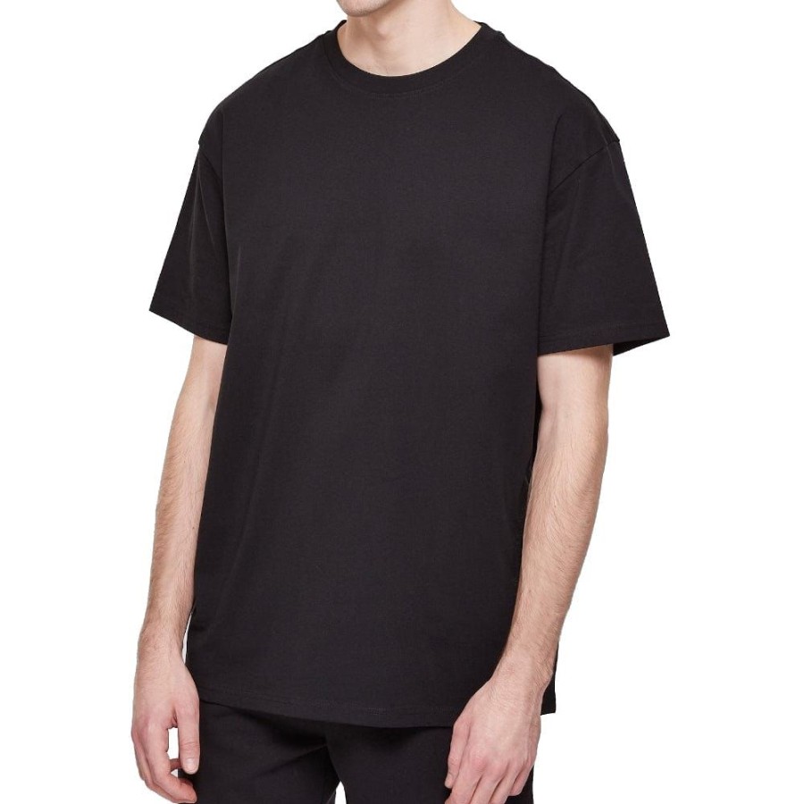 Men Urban Classics Plus Size | Urban Classics Heavy Weight Oversized Tee - Black