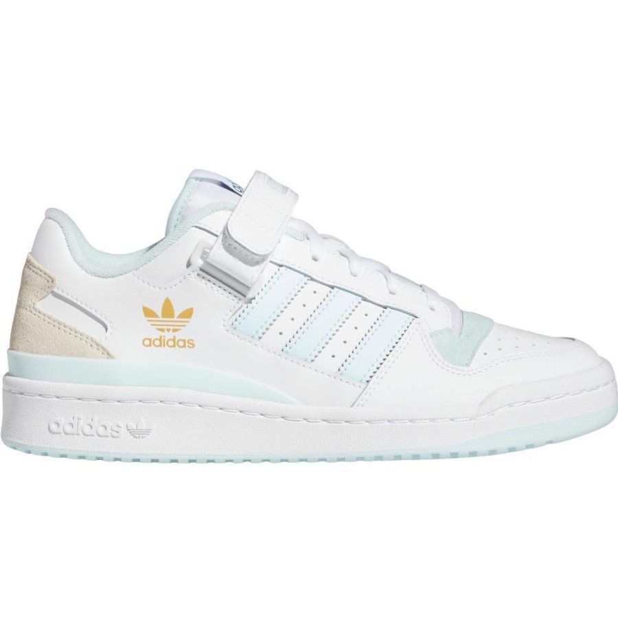 Men Adidas Adidas | Adidas Forum Low - White / Almost Blue