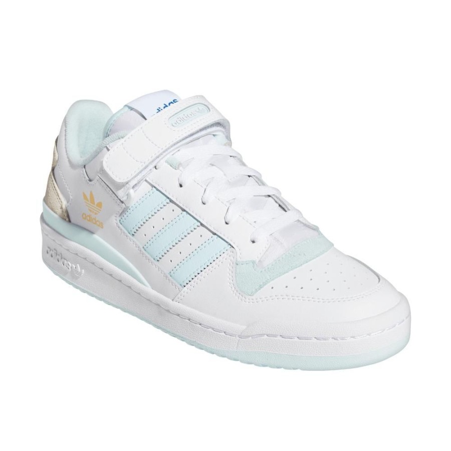 Men Adidas Adidas | Adidas Forum Low - White / Almost Blue