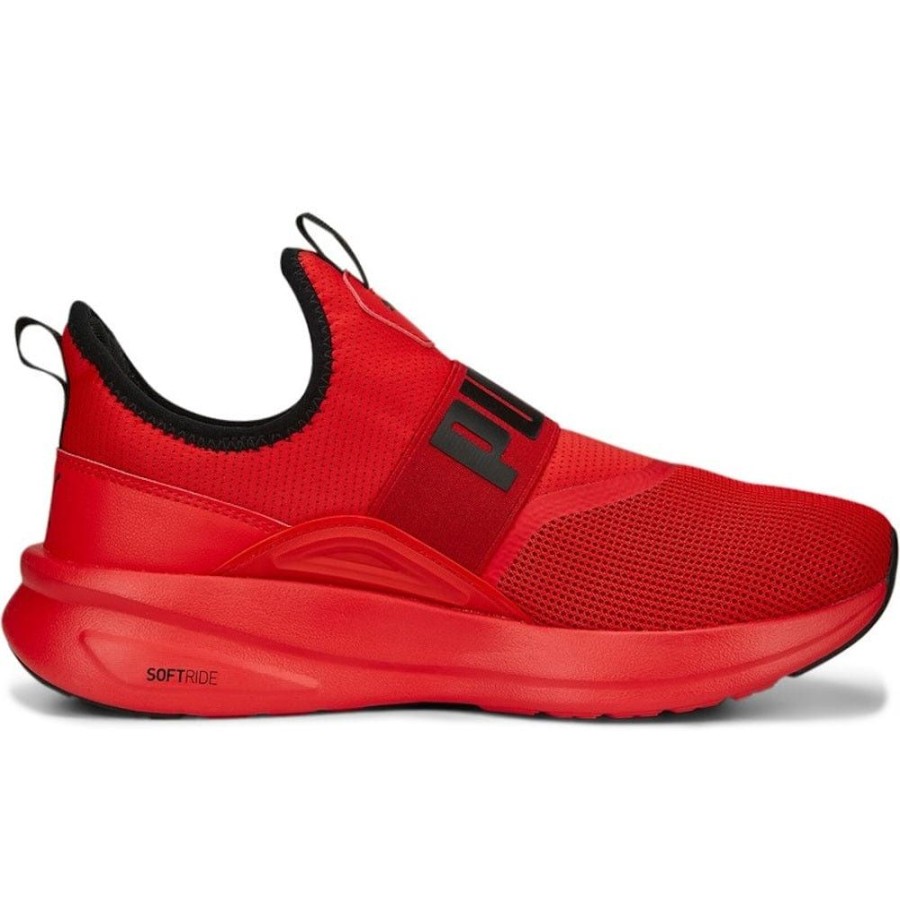 Men Puma Puma | Puma Softride Enzo Evo Slip-On - For All Time Red